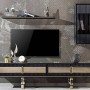 Cavalli Luxury Siyah Tv Ünitesi Modern TV Ünitesi