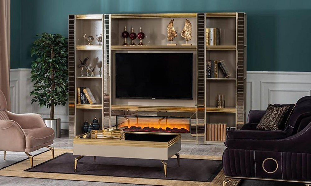 Leydi Luxury Tv Ünitesi Modern TV Ünitesi