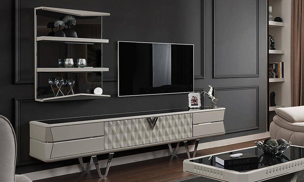 Hisar Luxury Tv Ünitesi Modern TV Ünitesi