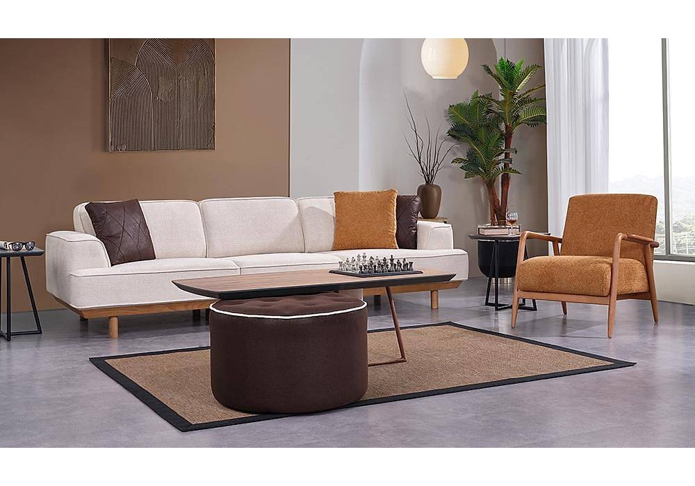 Minotti Ahşap Koltuk Takımı