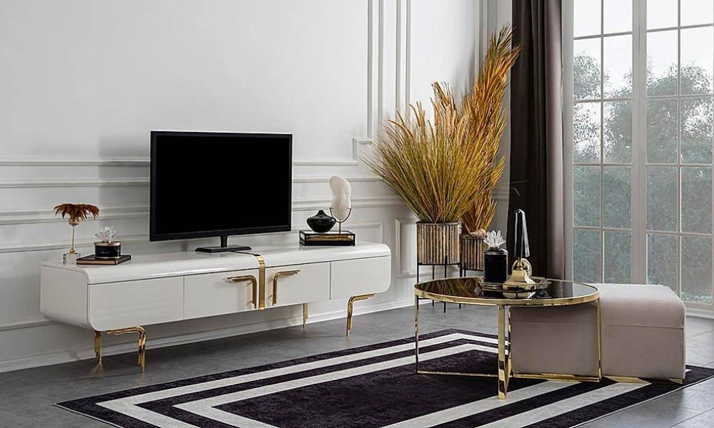 Pamira Luxury Tv Ünitesi Modern TV Ünitesi