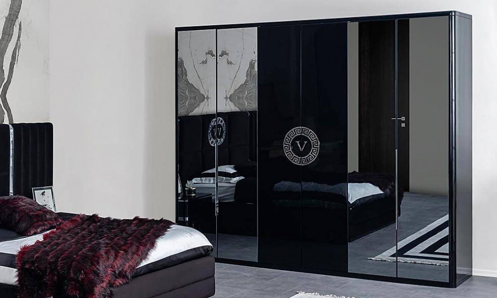 Versace Luxury 6 Kapılı GardropKapaklı Gardırop