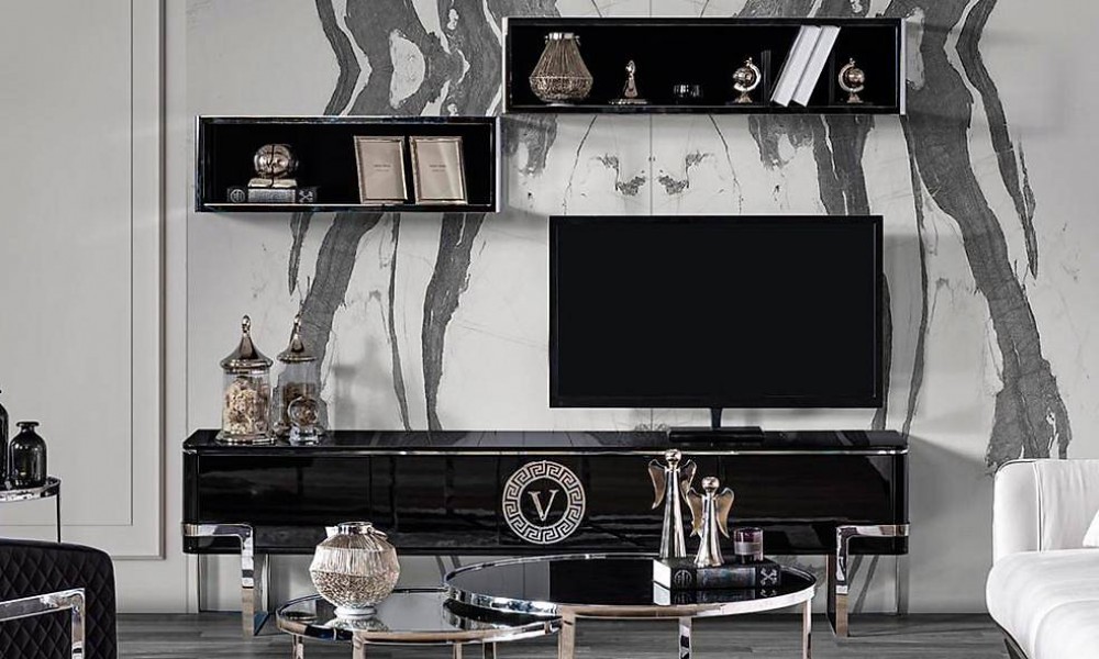 Versace Luxury Tv Ünitesi Modern TV Ünitesi