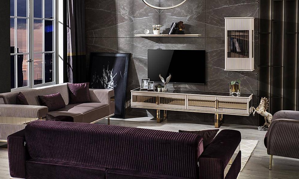 Cavalli Luxury Tv Ünitesi Modern TV Ünitesi