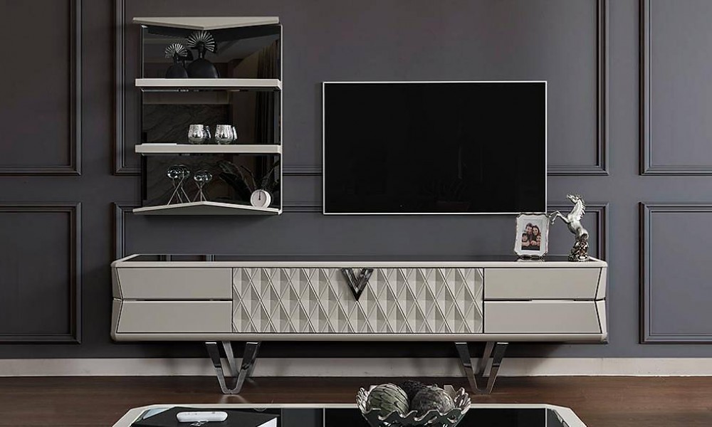 Hisar Luxury Tv Ünitesi Modern TV Ünitesi