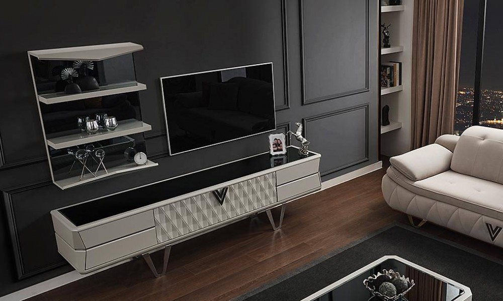 Hisar Luxury Tv Ünitesi Modern TV Ünitesi