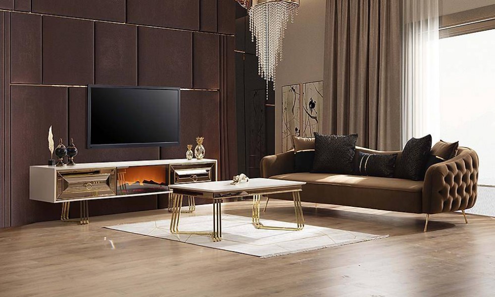 Queen Luxury Tv Ünitesi V2 Modern TV Ünitesi