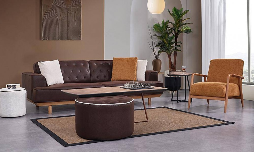 Minotti Ahşap Koltuk TakımıModern Koltuk Takımı