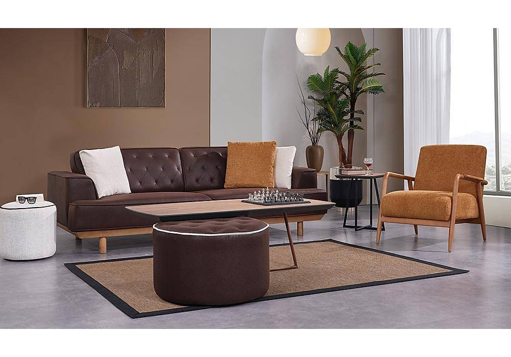 Minotti Ahşap Koltuk Takımı