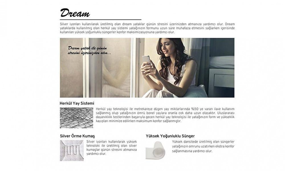 Dream Ortopedik Yatak - 9644Yatak Baza Başlık