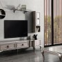 Lexus Wooden Tv Ünitesi ParlakAhşap TV Ünitesi