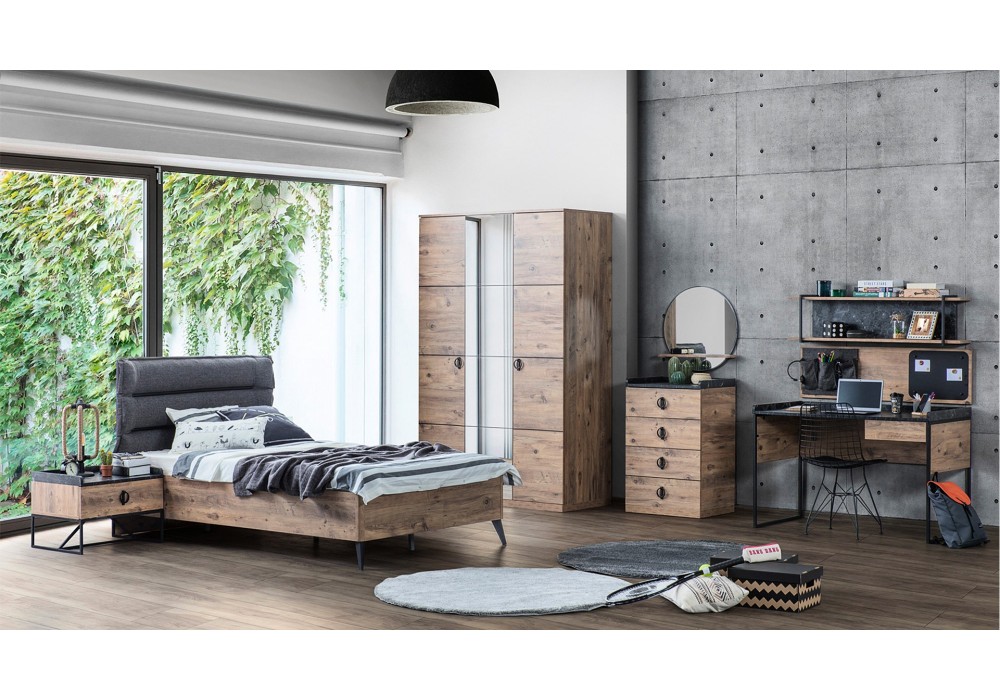 Loft Metal Genç Odası Takımı