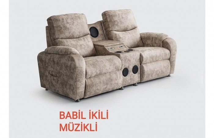 Babil Müzikli İkili Koltuk