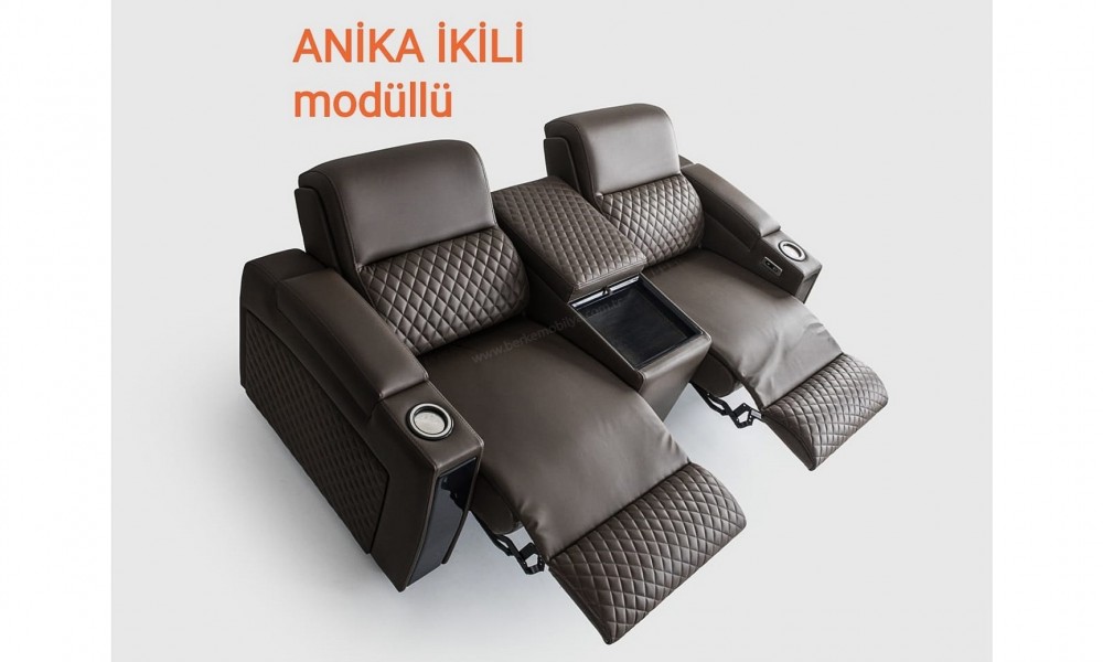 Anika İkili Motorlu Sinema KoltuğuTv & Baba Koltuğu