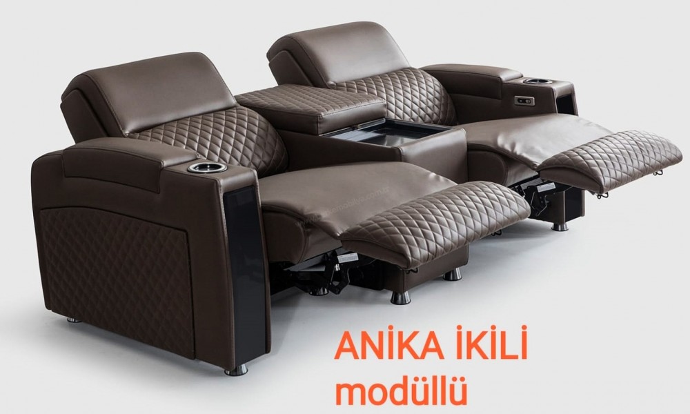 Anika İkili Motorlu Sinema KoltuğuTv & Baba Koltuğu