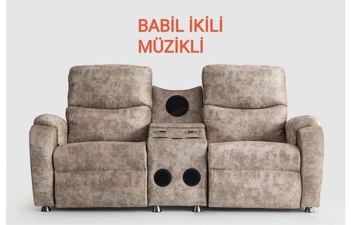 Babil Müzikli İkili Koltuk