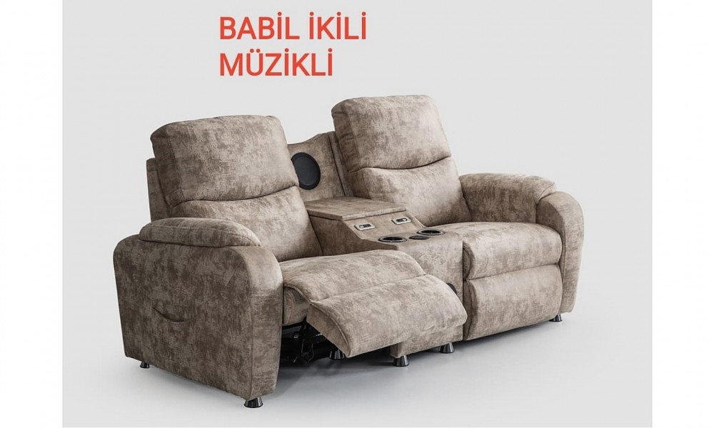 Babil Müzikli İkili KoltukDinlenme Koltuk