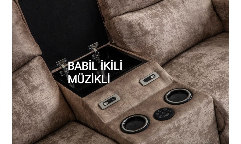 Babil Müzikli İkili KoltukDinlenme Koltuk