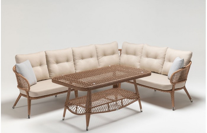 Bahçe Rattan Köşe Oturma Grubu BH-1174