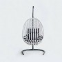 Rattan Bahçe - Balkon Salıncağı Beyaz - Zebra Minder CV-08 SalıncakSalıncak