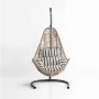 Rattan Bahçe - Balkon Salıncağı Krem - Zebra Minder CV-38 SalıncakSalıncak