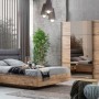 Loft Yatak Odası Takımı, Sürgü KapaklıModern Yatak Odası