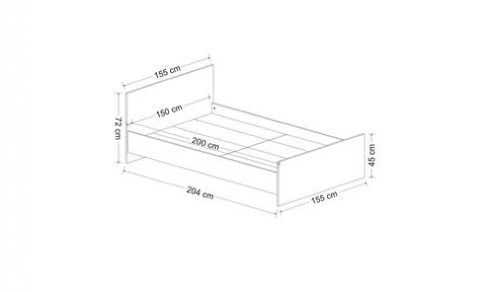 Kale210 Yatak Odası Takımı, Beyaz, 3 Kapaklı, Set 3Modern Yatak Odası